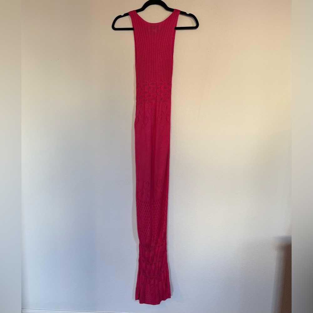 Beach Riot Tracy Maxi Dress Cover Up Fandango Pink NWT - Picture 6 of 10